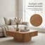 Ensemble de tables basses carrées Modern Handcrafted