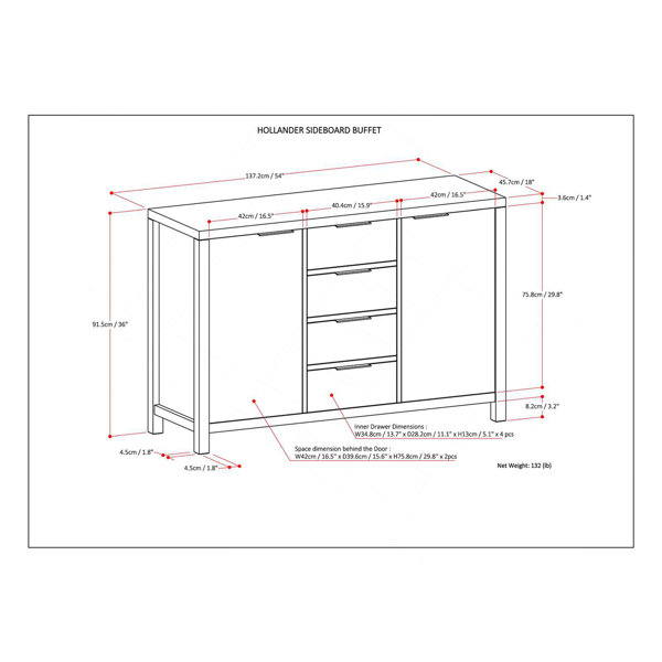 Dimensions du produit