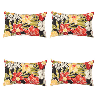 Henrich Indoor/Outdoor Striped Lumbar Pillow