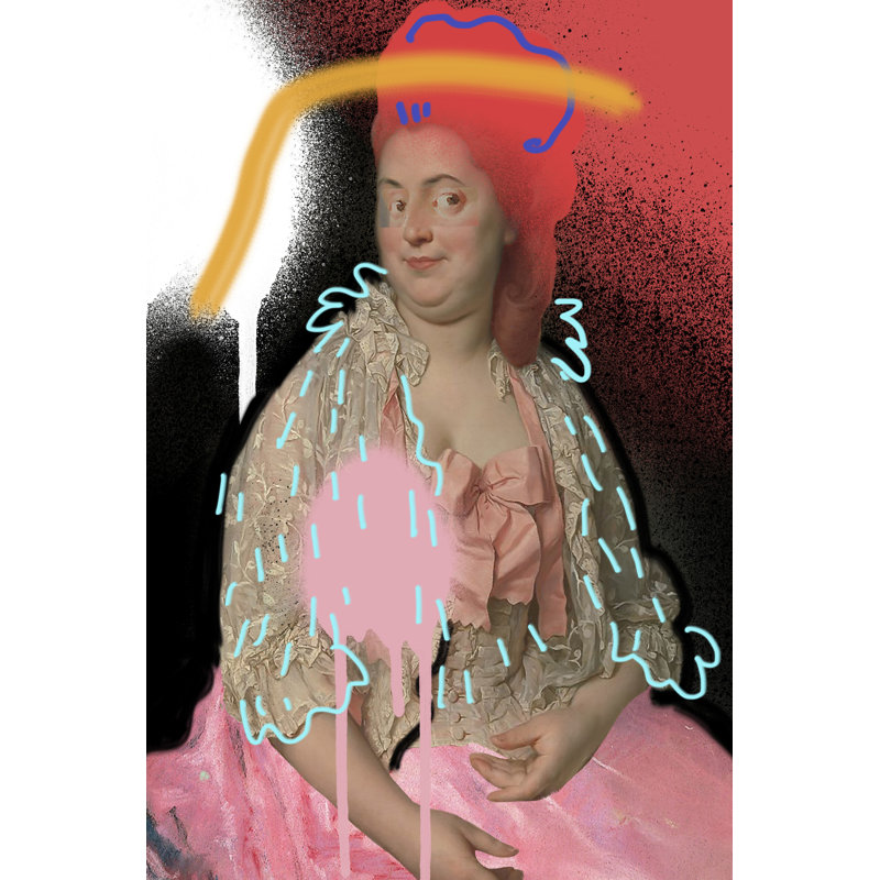 Masterful Photoshop I by Annie Warren - Graphic Art Print, 122 cm H x 81 cm W, Black Floater Framed