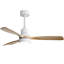 Ventilateur de plafond moderne à 3 pales 48 po avec télécommande et ensemble d'éclairage Nicola-128199331