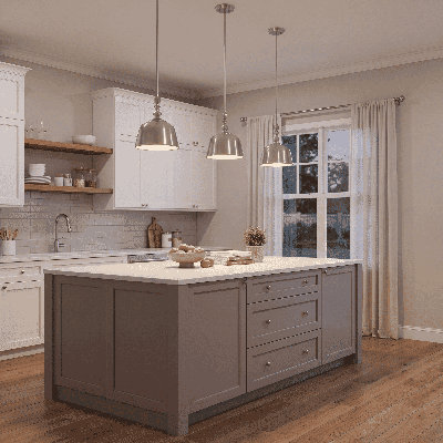 Hempstead 1-Light Dimmable Dome Pendant