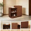 Petit bureau de réception commercial, comptoir avant moderne pour espace d'accueil, bureau de réception compact pour le bureau et la vente au détail-107718630
