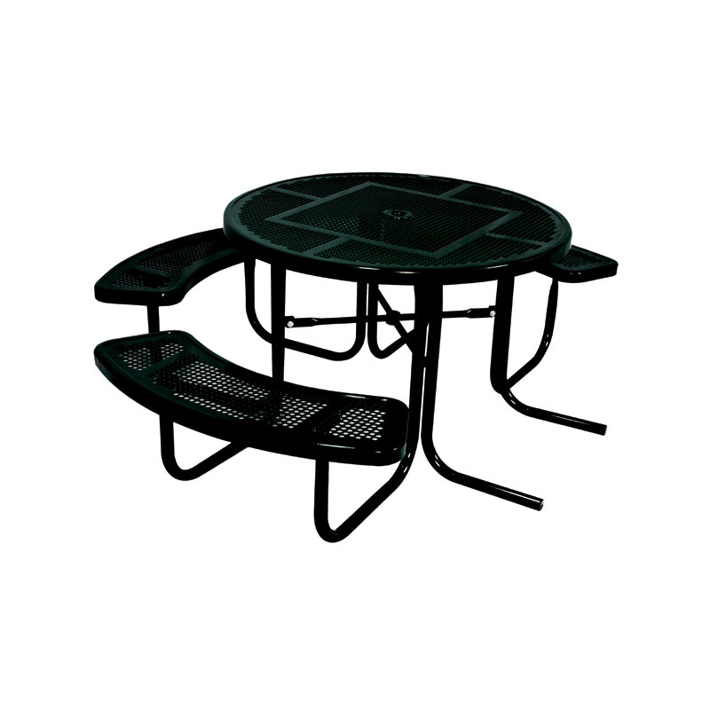 Table de pique-nique Tycho, Black/Black