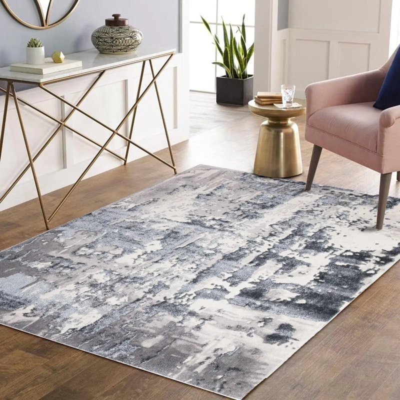Abstract Area Rug, Rectangle 60 x 110cm