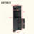 Freestanding Tall Corner Cabinet with Door, Space-Saving Corner Storage Cabinet for Bathroom, Kitchen, Living Room & Dining Room