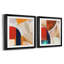 Blue Orange I Blue Orange I - ensemble de 2 cadres photo-946958464-946958468-948632041