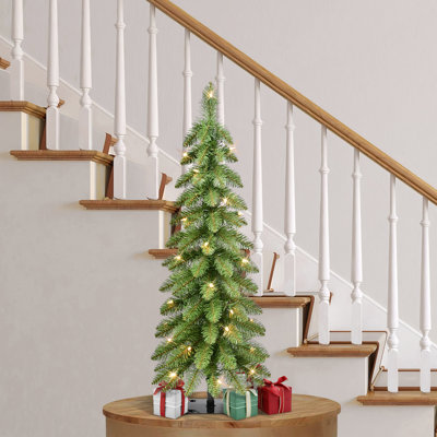 Pre-Lit Artificial Alpine Tree
