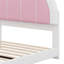 Lit plateforme tapissier simple avec tête de lit en forme de lapin-2024955516