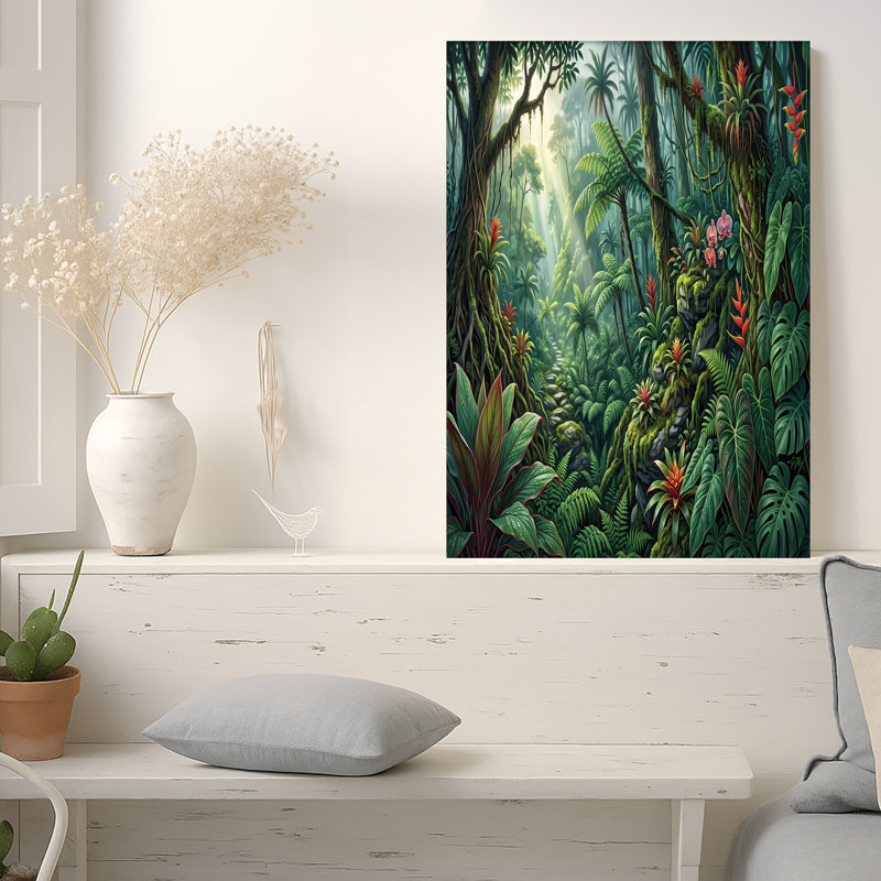 Art mural sur toile Lush, 12"H x 18"W