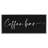 " Coffee Bar Classy Script Text Black Background Sign " by Lux + Me Designs-73832999-73832998