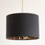 Aljet Blended Fabric Drum Lamp Shade ( Slip-On ) in Black-929762609