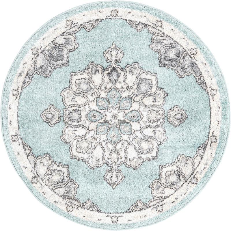 Troayurgh Oriental Indoor Rug, Round 3'3"