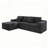 104.3*68.9 Modular Sectional Sofa, Plush Corduroy Fabric, No Assembly Required, Ideal For Living Room And Bedroom-896761185-896761189