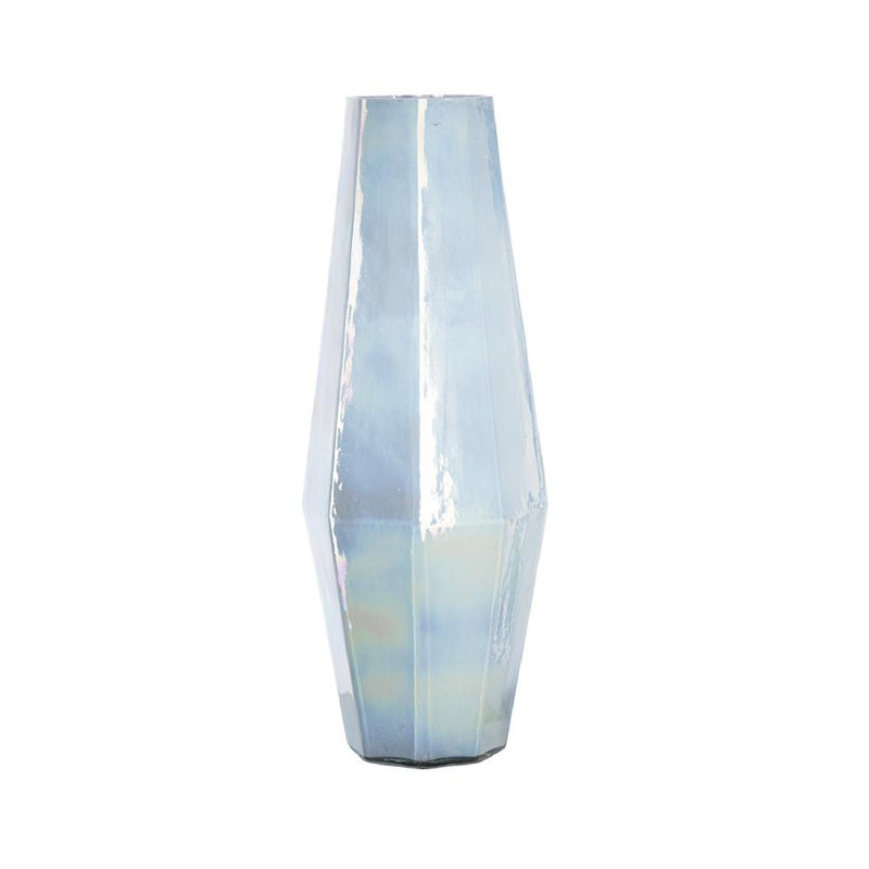 Glass Table Vase, Rainbow Opal