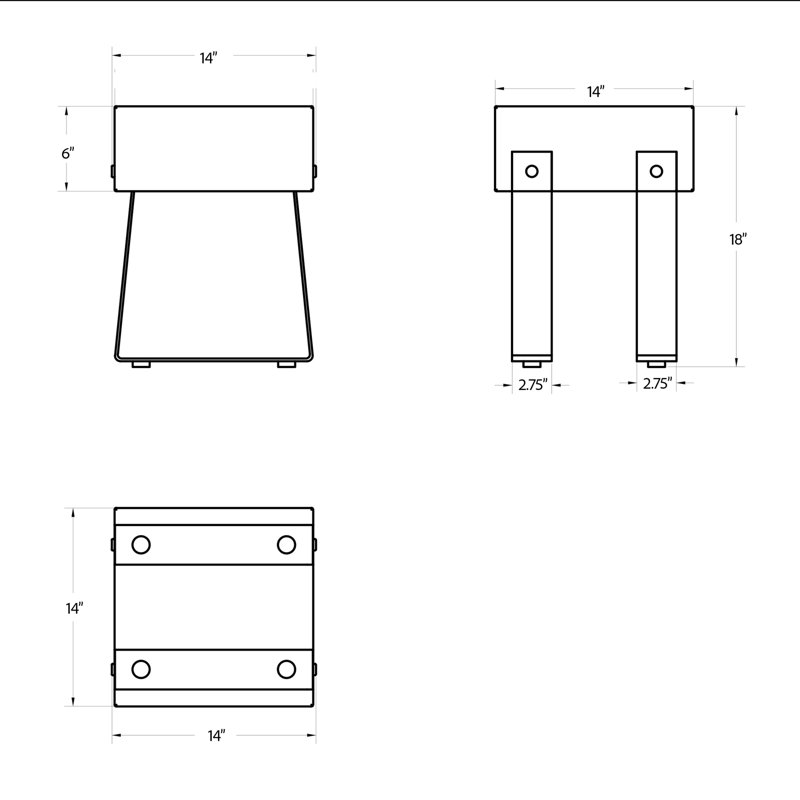 Mixx Industrial Accent stool