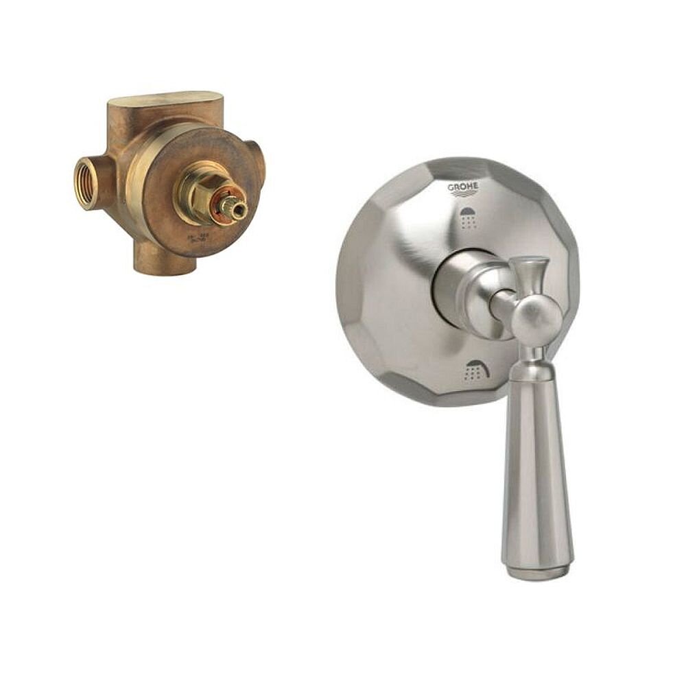 Grohe Kensington Diverter Valve Kit In Brushed Nickel | Wayfair