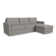 Flex 103'' Upholstered Modular Sofa with Storage Ottoman