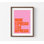 «More Espresso Less Depresso - Bold Typographie Coffee», reproduction d'art