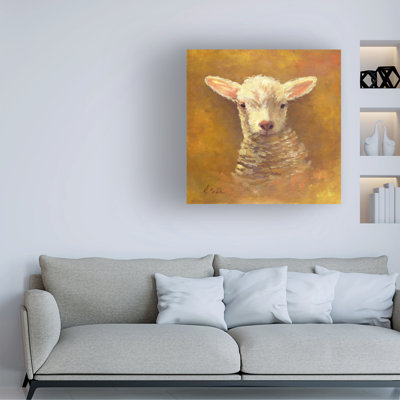 Art mural sur toile tendue - Jerry Cable «Precious», art mural pour salon, chambre à coucher ou bureau - 35 x 35