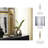 Modern Metal and Marble Pillar Candle Holder - Contemporary Sculptural Design with Textured Aluminum and Stone Accents for Decorative Display - Single Freestanding Minimalist Candle Stand-719547630