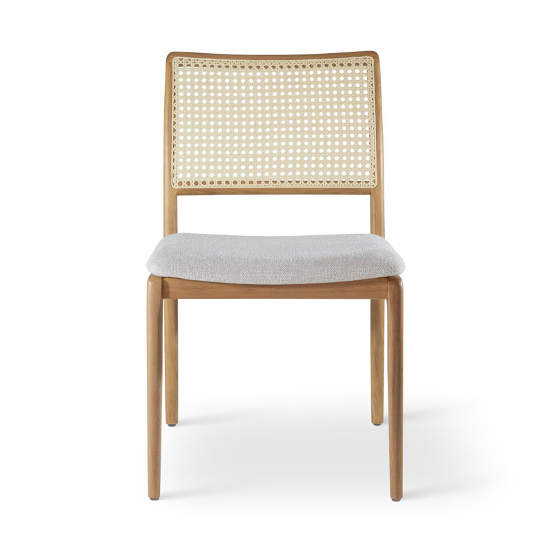 Anela Oak Dining Chair, Harvest Natural,Damasco,Natural