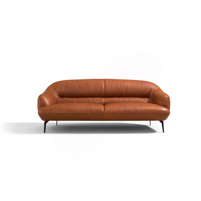 Leonia Cognac Leather Sofa