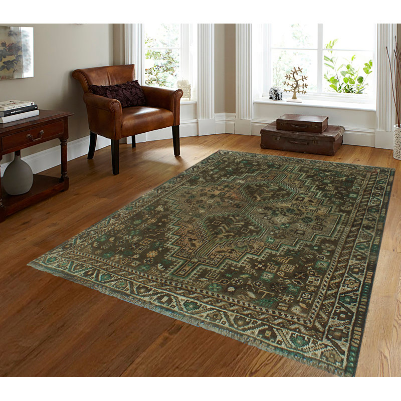 Tapis gris semi-antique Keif