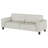 Evoke Greige Upholstered Tufted Sofa