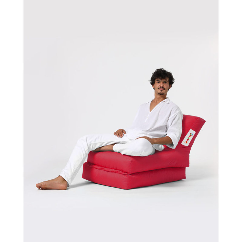 Outdoor Friendly Bean Bag, Red