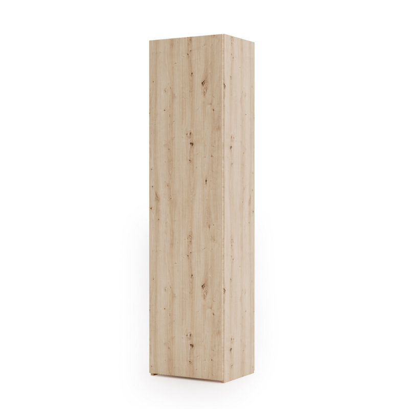 160cm H x 40cm W Library Bookcase, Artisan Oak