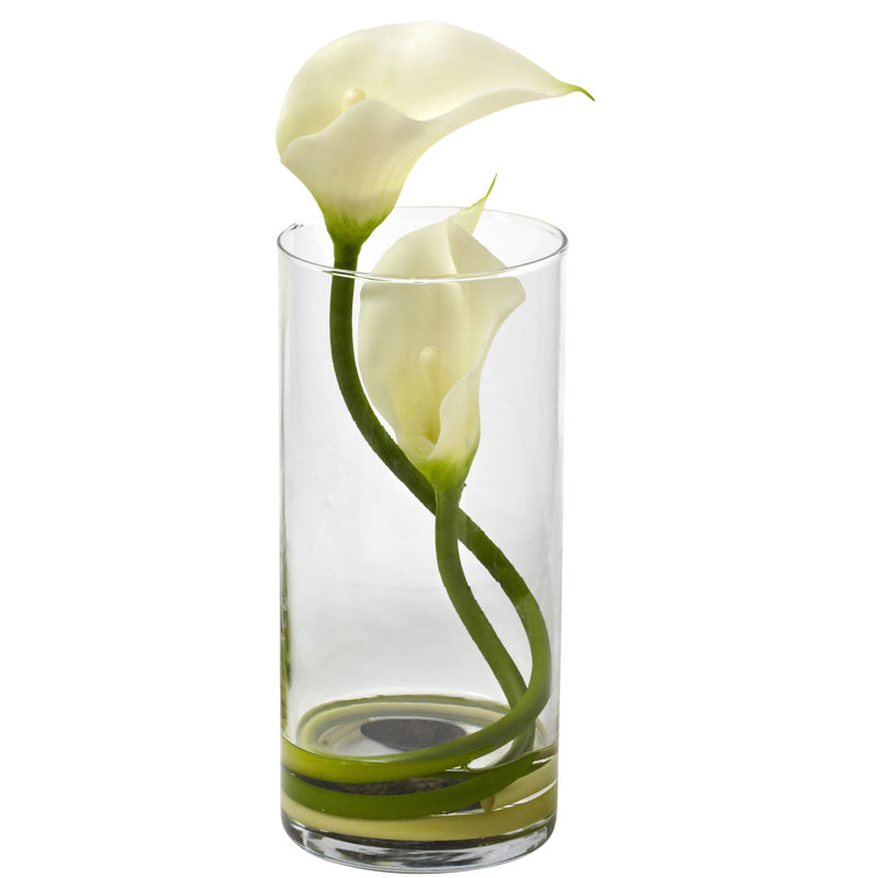 Centre de table double Calla, Crème