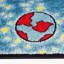 Tapis géométrique bleu Kindig-29180325