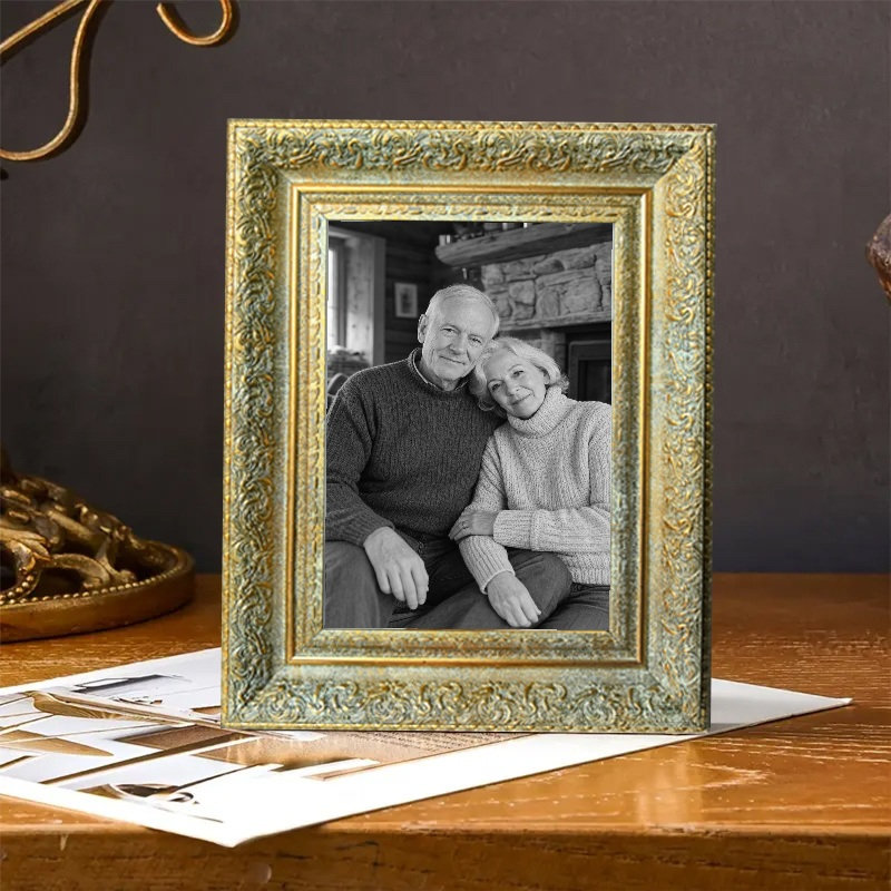 Cadre photo, Or antique, 1, 8" W x 10" H