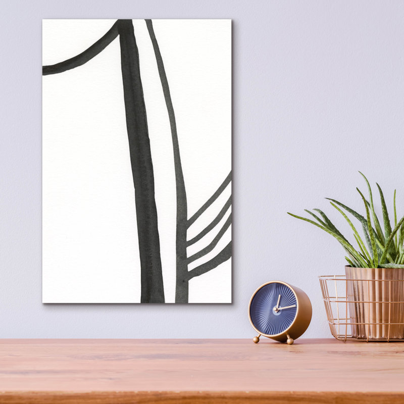 «Ink Lines I» par Regina Moore, H 16 po x l 12 po x P 0,13 po