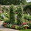 Ensemble de 2 treillis de jardin Obelisk Black Garden