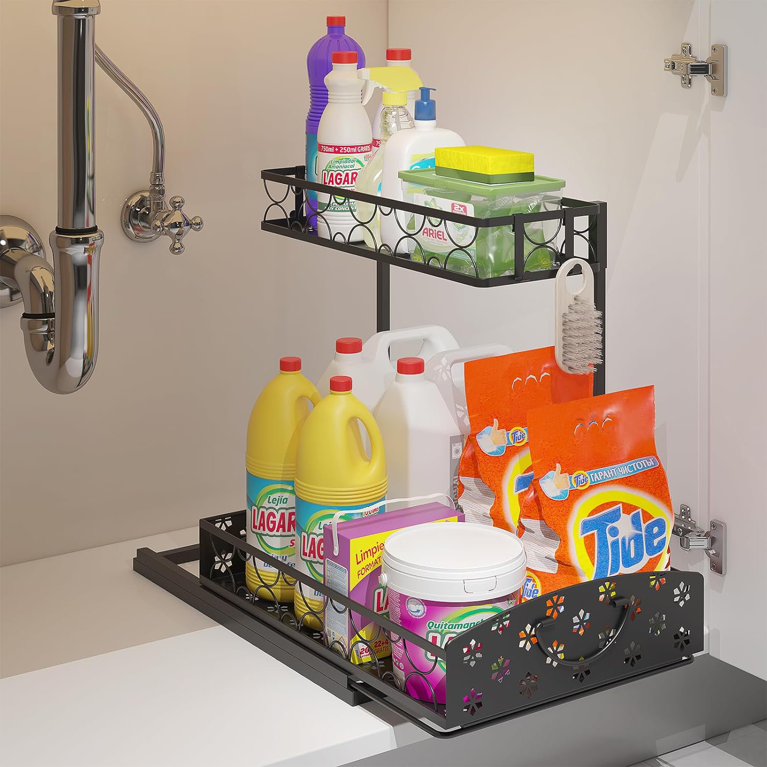 cangbaoge Stainless Steel Under Sink Organizer Wayfair