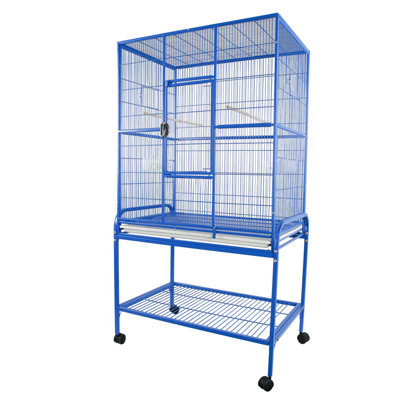32x21 Flight Cage & Stand Blue by A&E