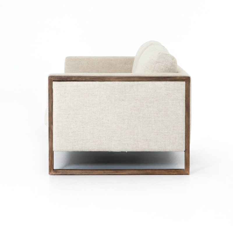 Otis 97" Square Arm Loveseat, Thames Cream