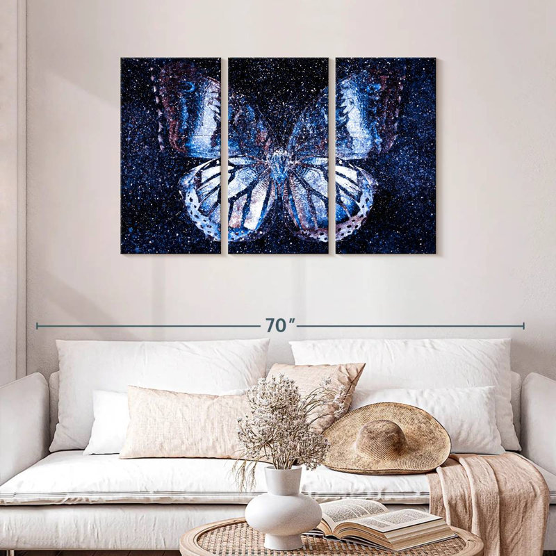 Brampt Cosmic Butterfly, 28" H x 45" W