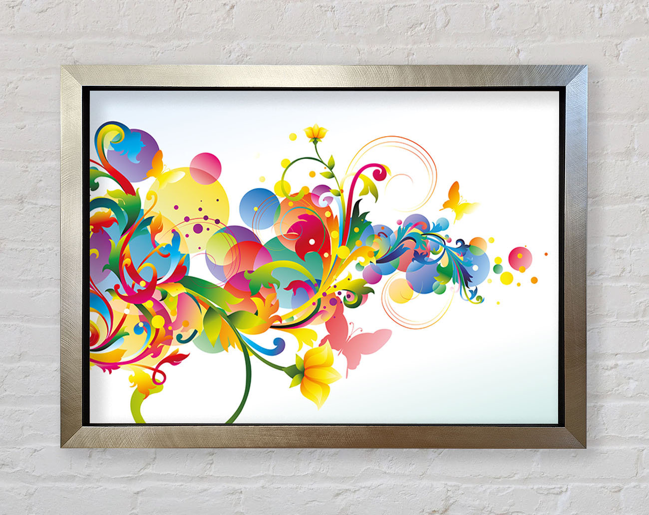 Ophelia & Co. Flowing Shapes Of Spring Framed Print | Wayfair.co.uk