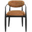 Chaise de salle à manger rembourrée en tissu Riccio Performance-790394328-790394341