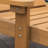 Outdoor Chaise Lounge With Adjustable Backrest Outdoor Wood Chaise Lounge Set with Table-124538991