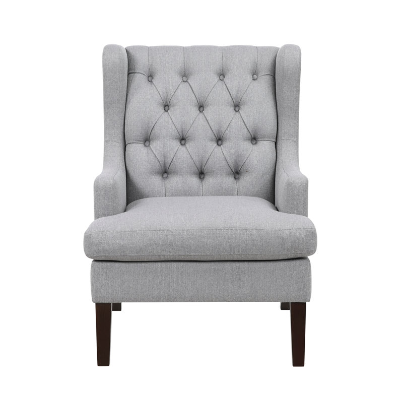 Chaise d'appoint Karan, Gris