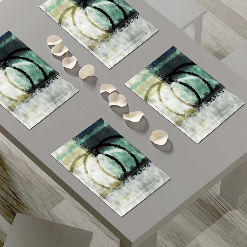 Napperon abstrait en polyester