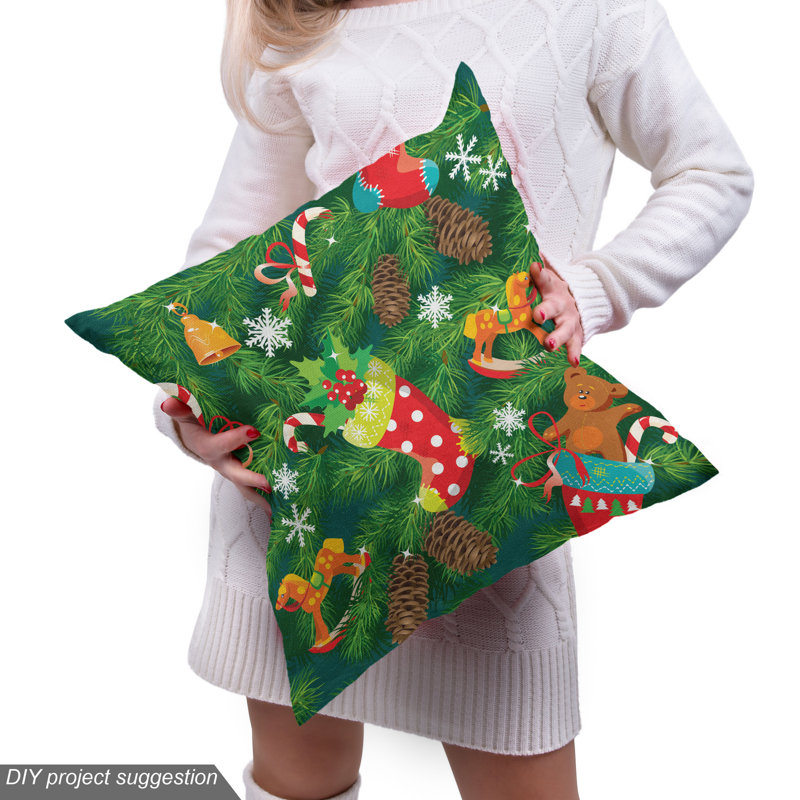 Tissu de Noël Ambesonne, l 58 po x L 72 po