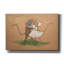  «Wedding Mice Kiss» par Bebe Keith, art mural sur toile, 26 po x 18 po