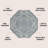 Truman Bohemian Medallion Textured Weave Navy/Gray Indoor/Outdoor Rug-344406222