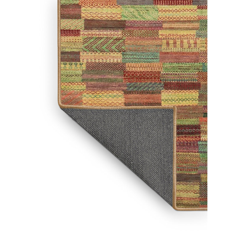 Tapis abstrait à motif abstrait moderne 4010, Rectangle 3 pi x 5 pi
