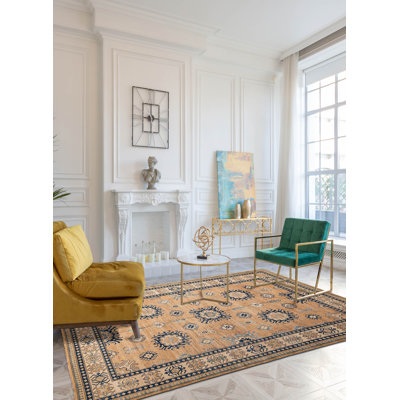 Finest Ghazni Tan Rug 9'4" x 13'8"